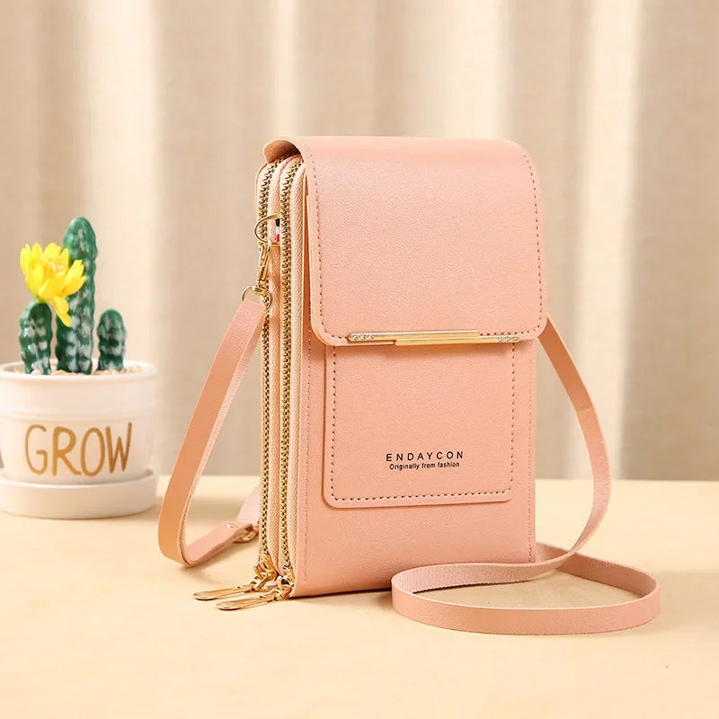Crossbody Shoulder Bag Wallet Touch Screen Cell Phone Purse