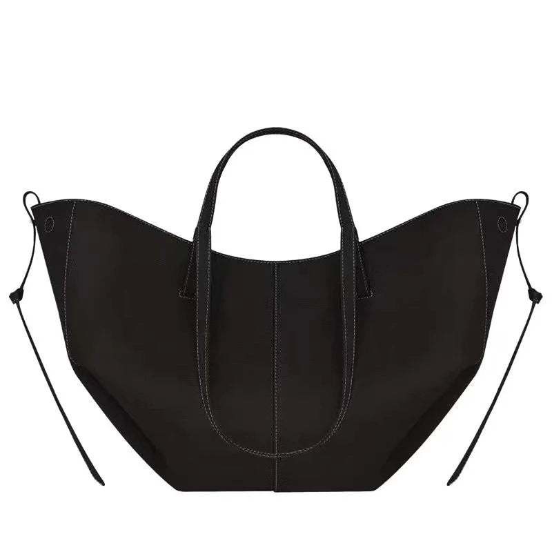 Single-shoulder tote bag genuine leather underarm bag