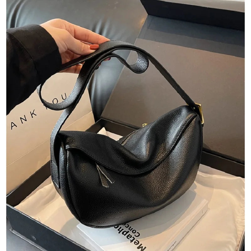Fashionable Genuine leather Single-shoulder Crossbody Bag