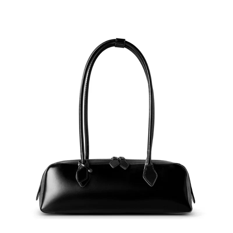 Genuine Leather Bag Luxury Vintage Long Shoulder Bag