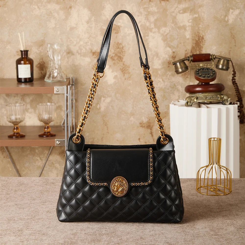 Niche design fashionable and versatile chain crossbody bag