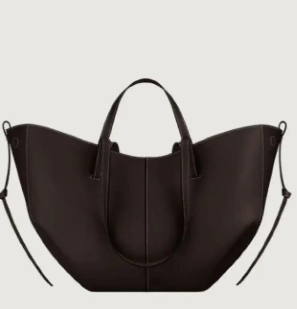 Single-shoulder tote bag genuine leather underarm bag