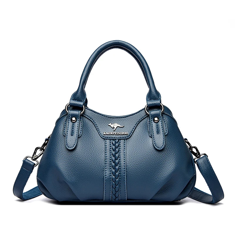 Genuine Brand Top Quality Handbags 3 Layers Luxury Small Casual Tote Bag