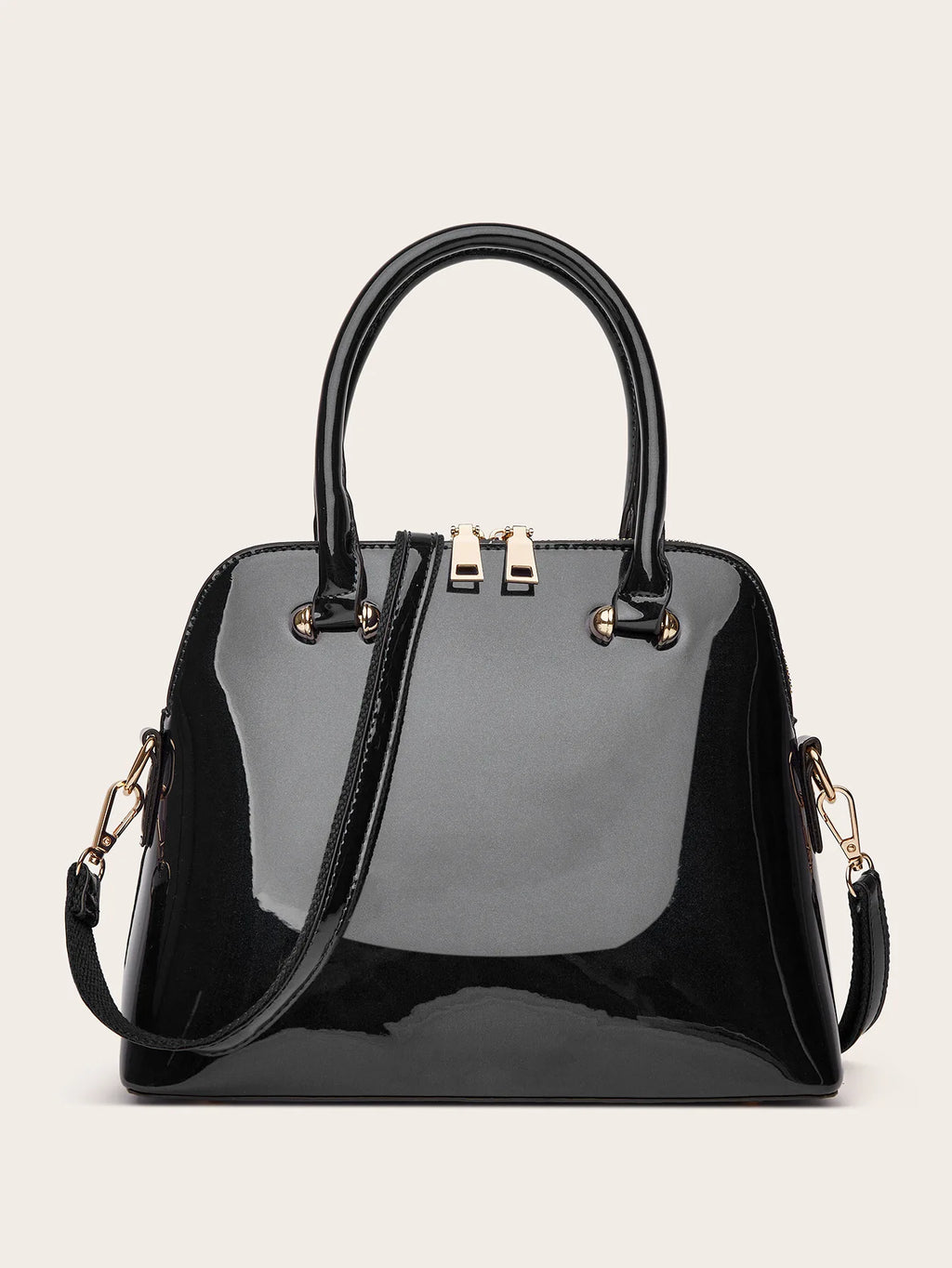 Patent Leather Fashion Shoulder Bag Luxury Design Crossbody Large Capacity Tote