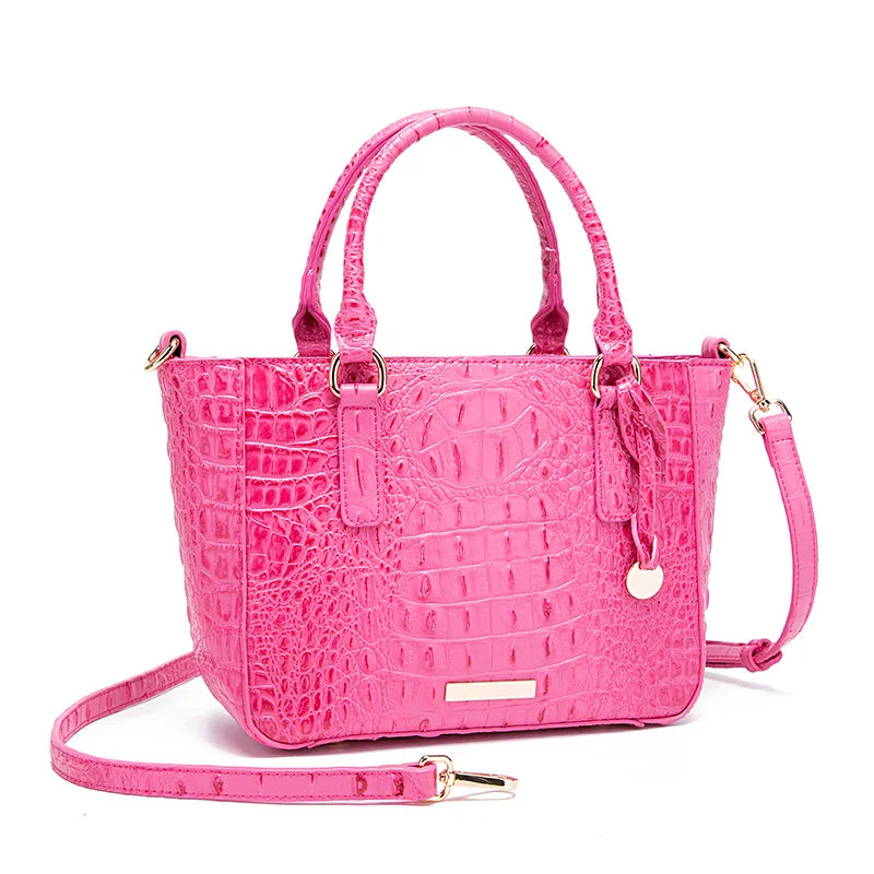 Crocodile Pattern Crossbody Bag Fashion Design Luxury Bag