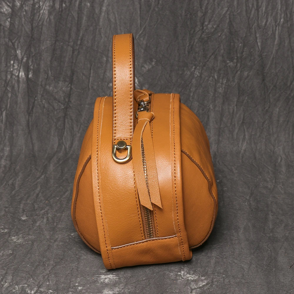 Genuine Leather Women's Crossbody Bag Top Layer Cowhide Exquisite Handbag