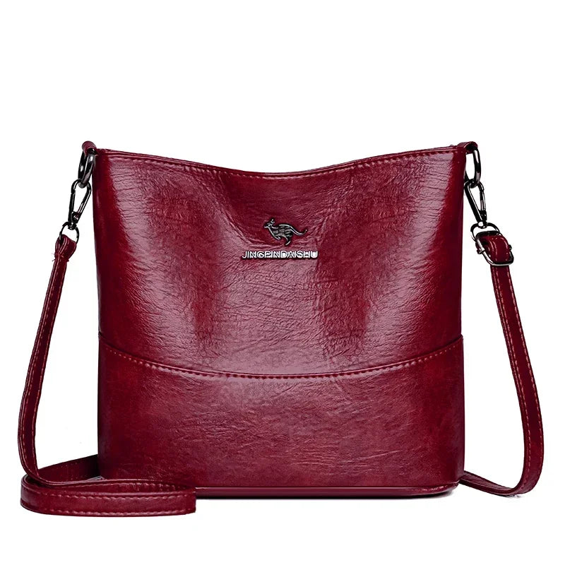 Soft Pu Leather Crossbody Bag Luxury Handbag
