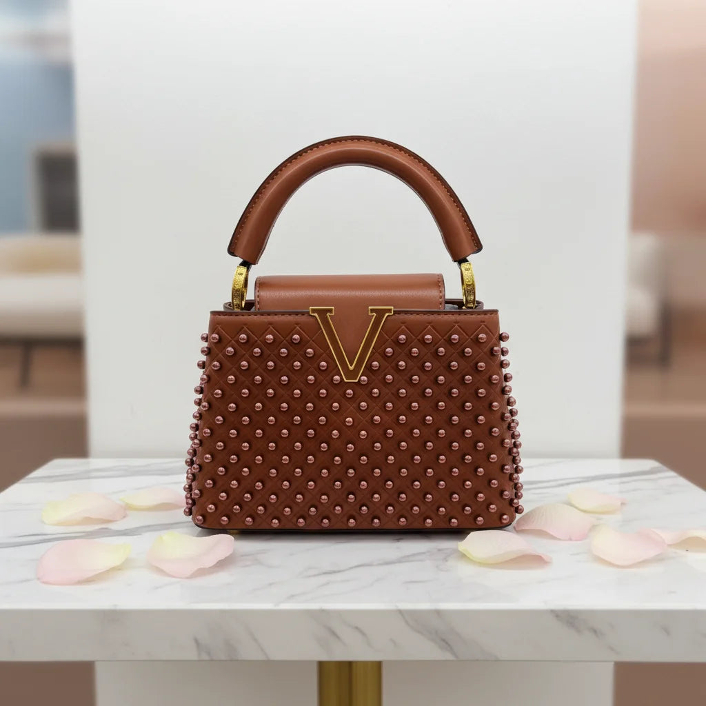 Fashionable Pearl Design Quality Luxury Shoulder Handbag