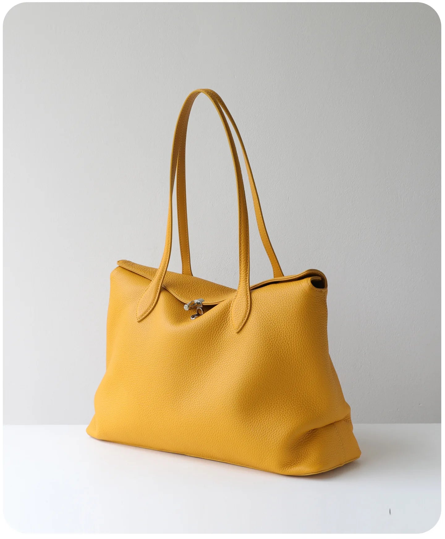 Genuine Leather Tote Bag Large Capacity Shoulder Bag