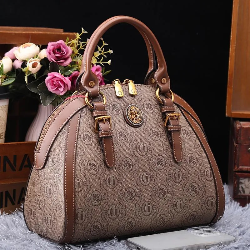 Women's handbag light luxury large capacity retro high-end design crossbody bag