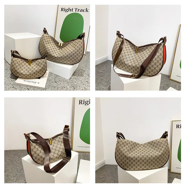 Niche dumpling women's bag large capacity fashion single shoulder crossbody bag