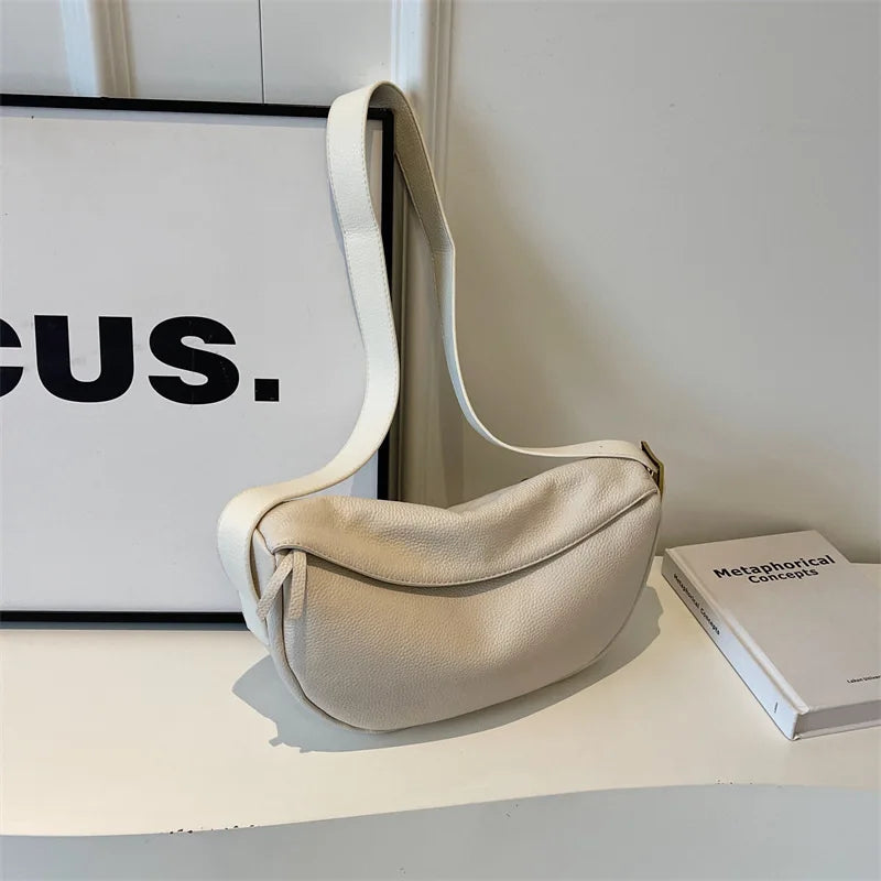 Fashionable Genuine leather Single-shoulder Crossbody Bag