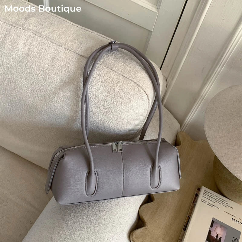 Retro Underarm Shoulder Bags PU Leather Satchel
