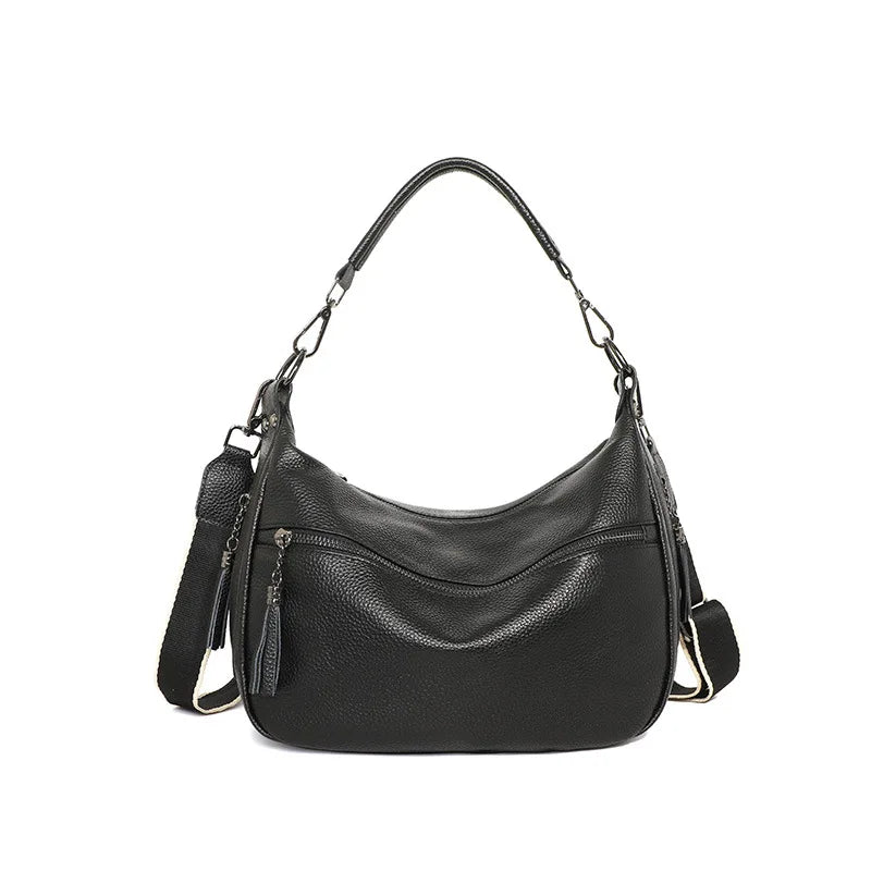 Genuine Leather Crossbody Handbag Shoulder Messenger Bag