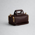 Retro Handbag Luxury Gold Hardware Structured Shoulder Bag