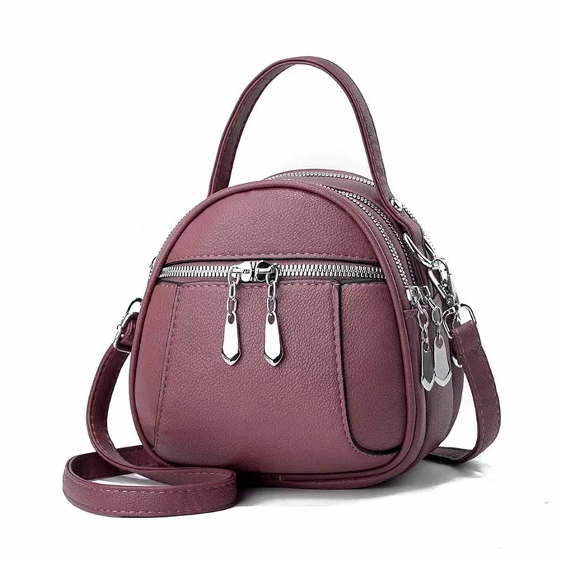 Women's Shoulder Bag High Quality Soft Leather Handbag Fashionable Crossbody Bag