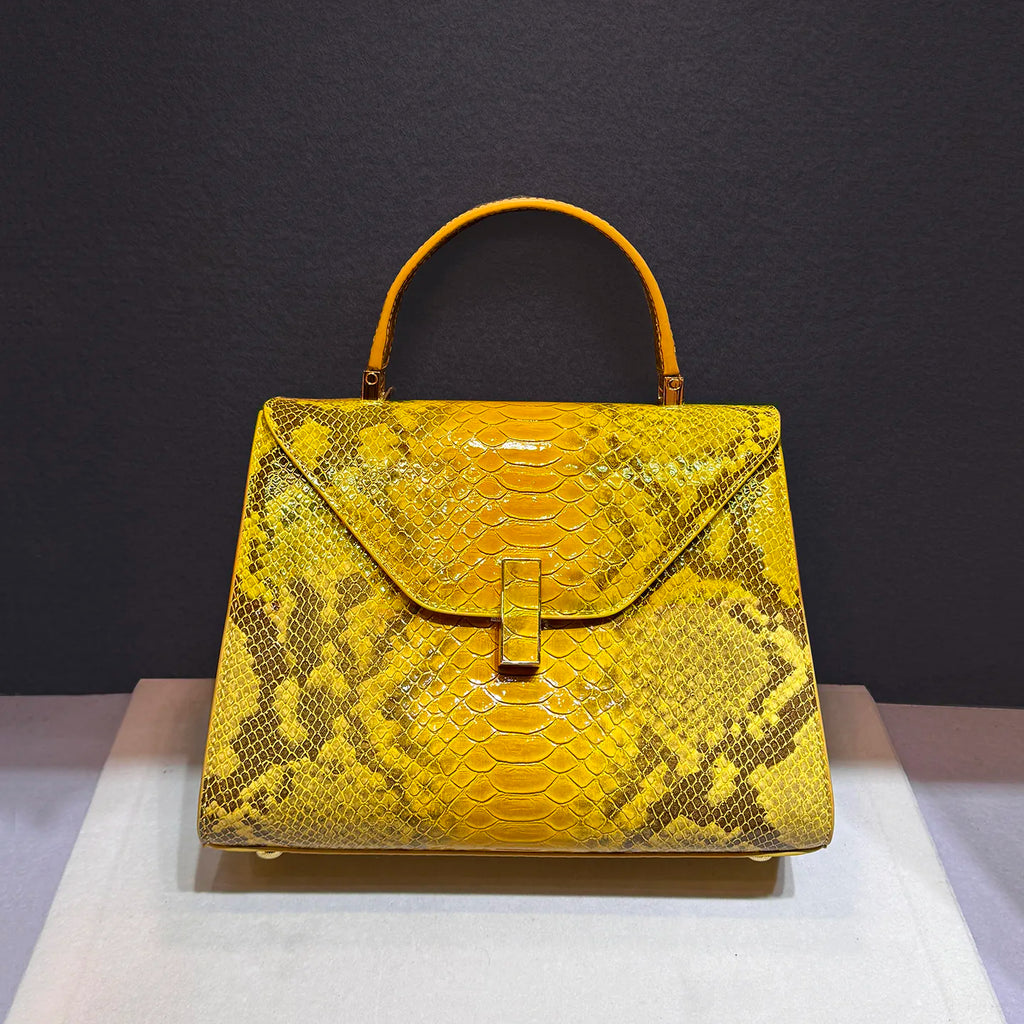 Luxury Design High Quality Handbag Fashion Snake Print Bag