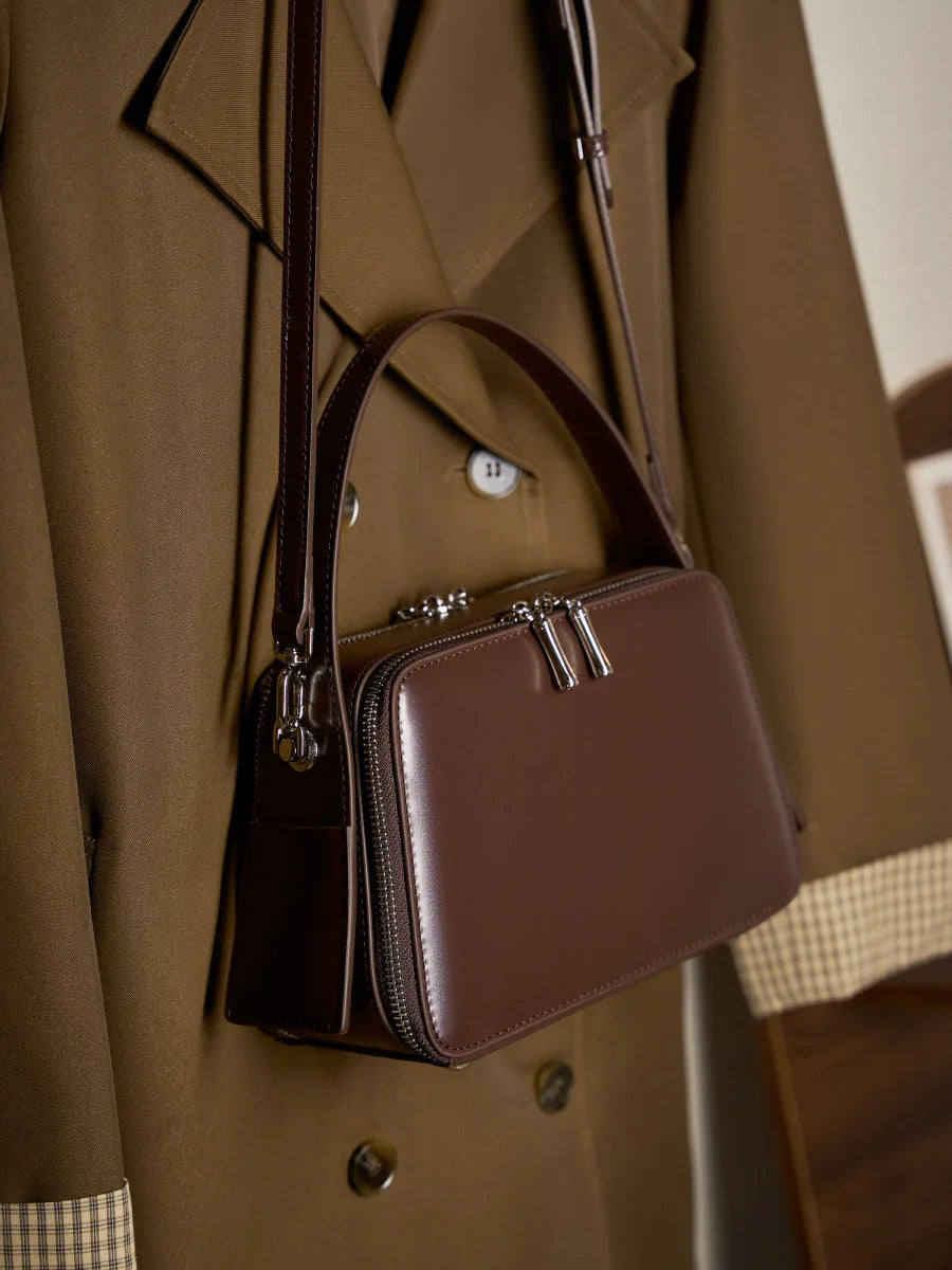 Genuine leather handbags vintage shoulder crossbody bags luxury high quality