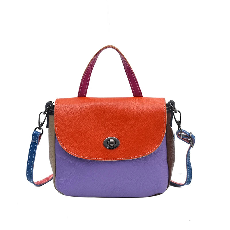 Luxury Layer Cowhide Tote Fashion High Quality Genuine Leather