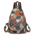 Retro Fashion Chest Bag Multi functional Small Backpack