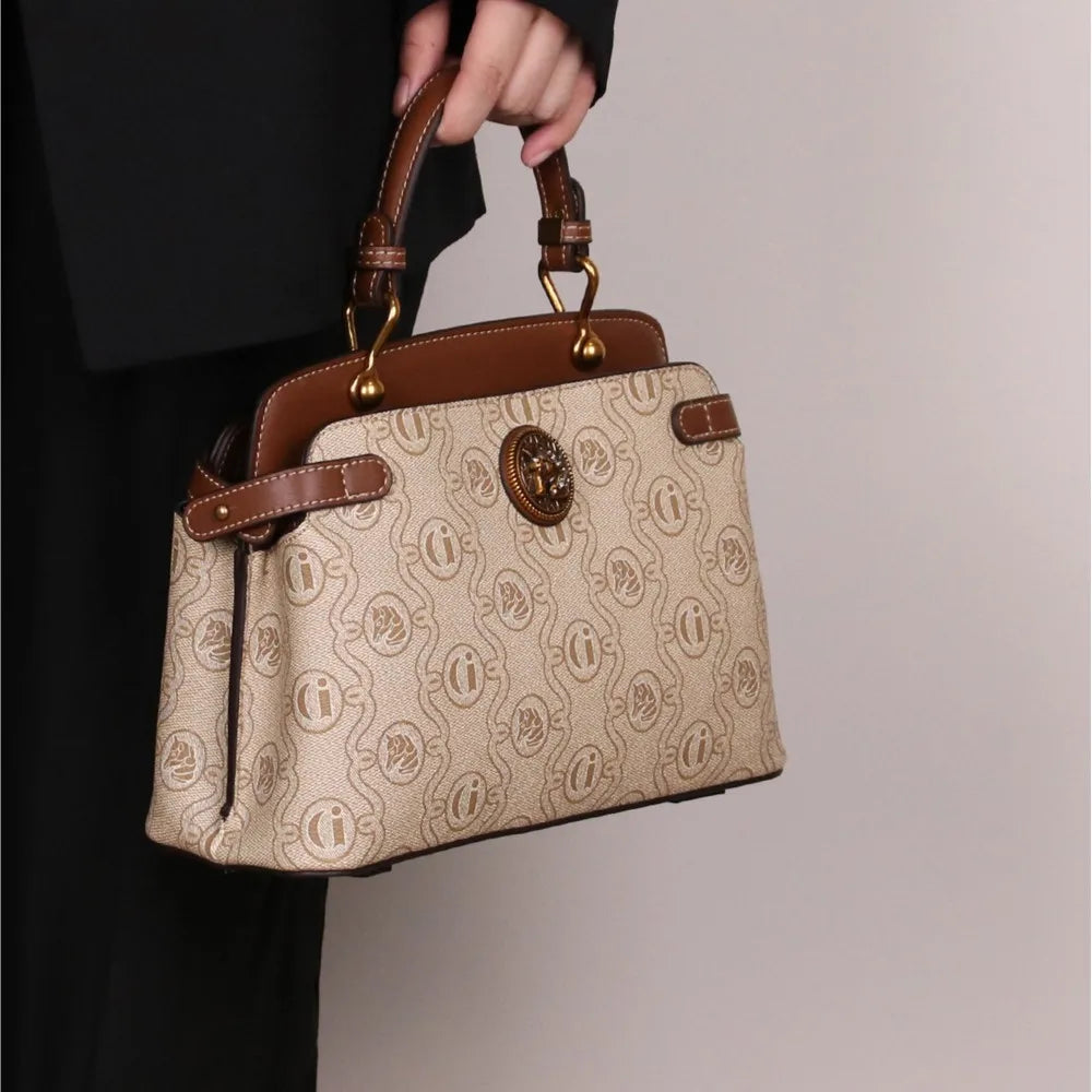 Light Luxury Fashion Handbag Vintage Old Flower Crossbody Bag