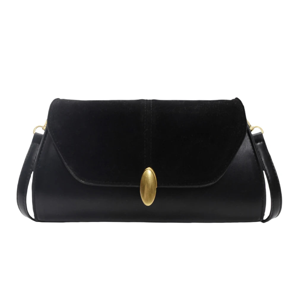 Fashion PU Shoulder Bag Stylish Crossbody Bag Adjustable Strap
