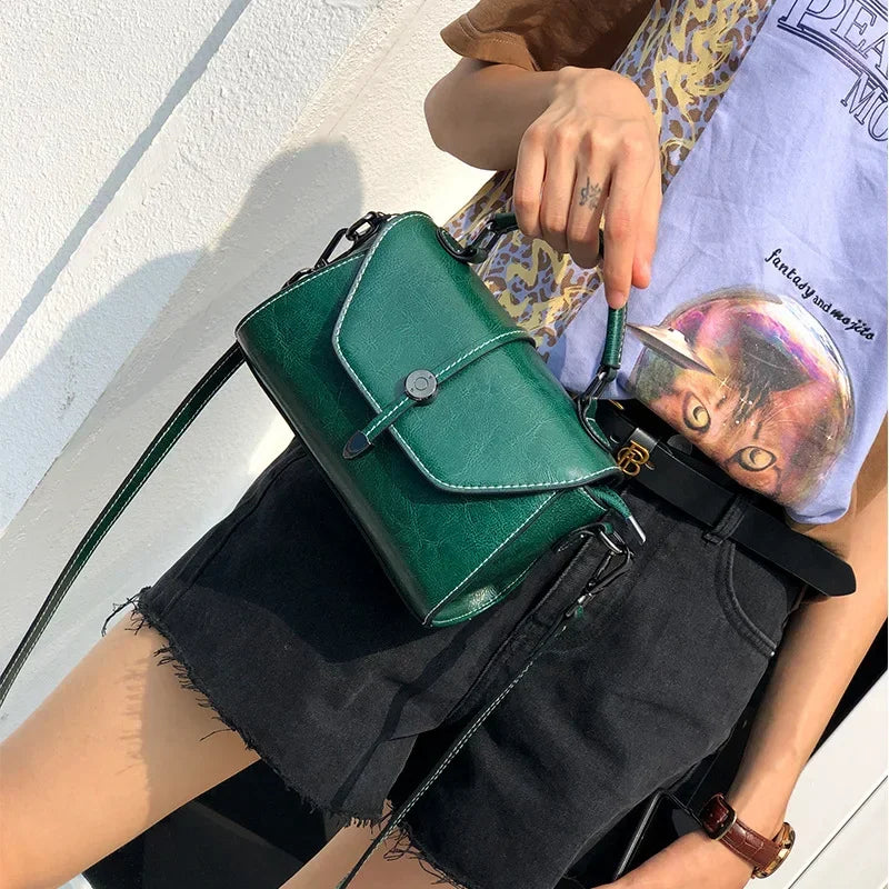 Fashion Handbag Small Leather Phone Bag Shoulder Bag Cowhide Leather Purse