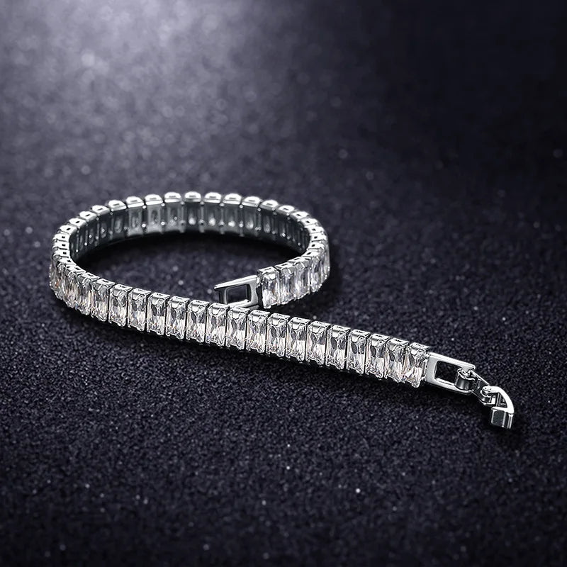 2.5*5mm Cubic Zirconia Bracelet Colorful CZ Tennis Bracelets For Women