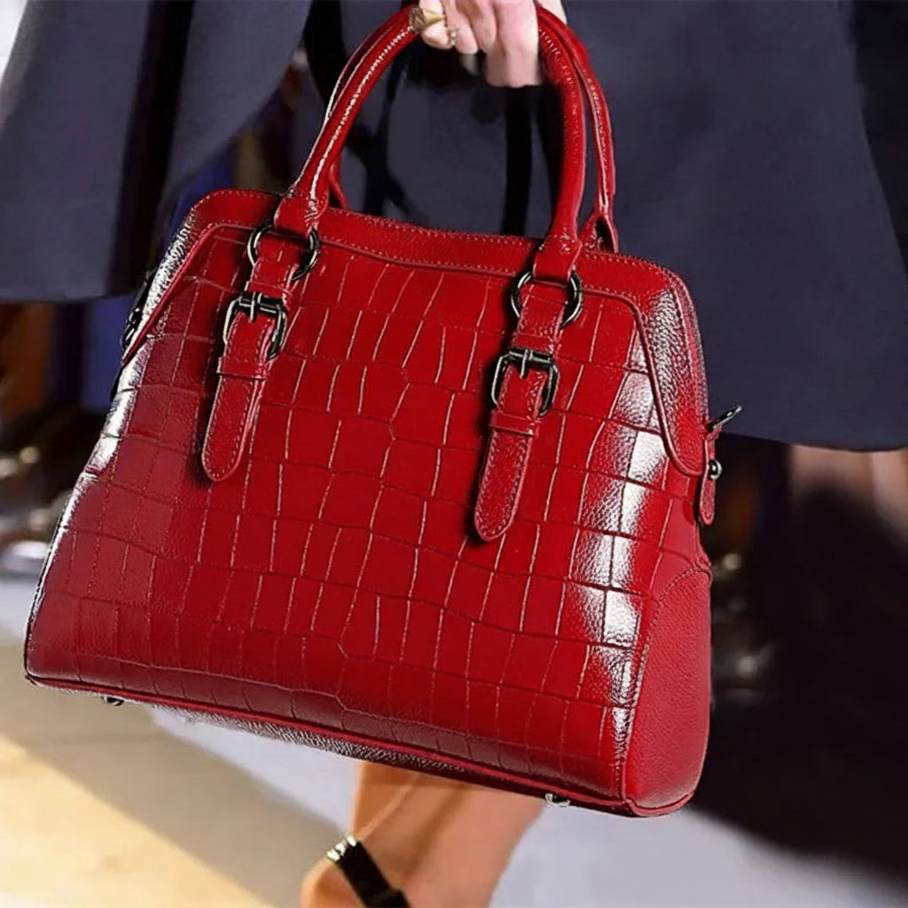 Genuine Leather Handbag Women Messenger Tote Shoulder Bag