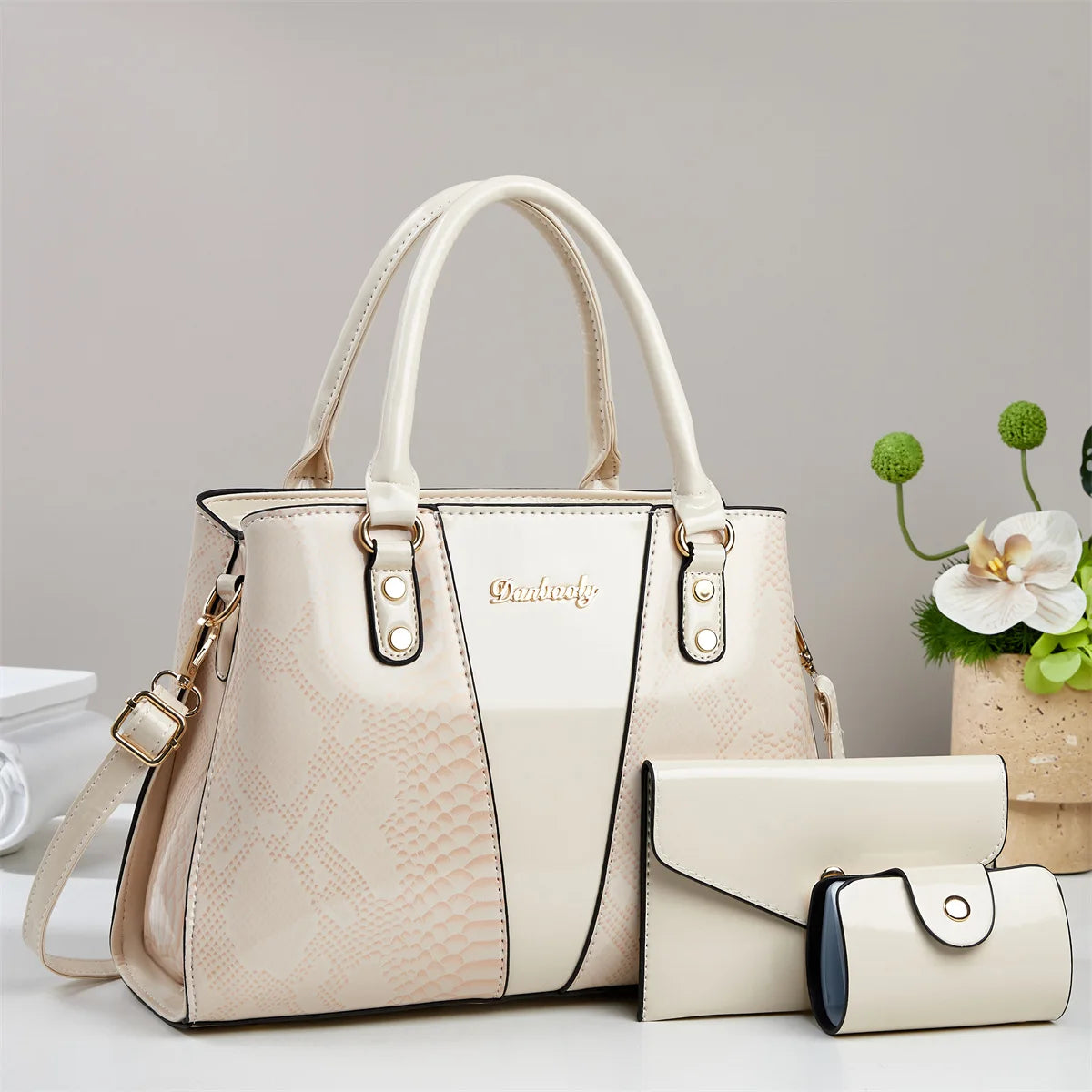 3Piece Set Women's Bag Trendy Fashion Niche