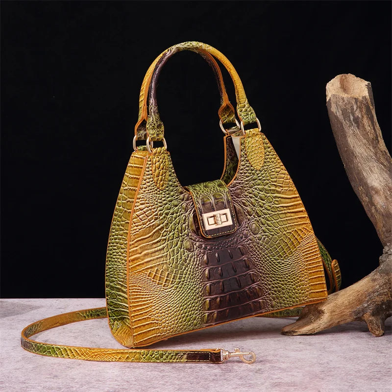 Women Vintage PU Leather Crossbody Handbag Fashion Design Shoulder Messenger Bag