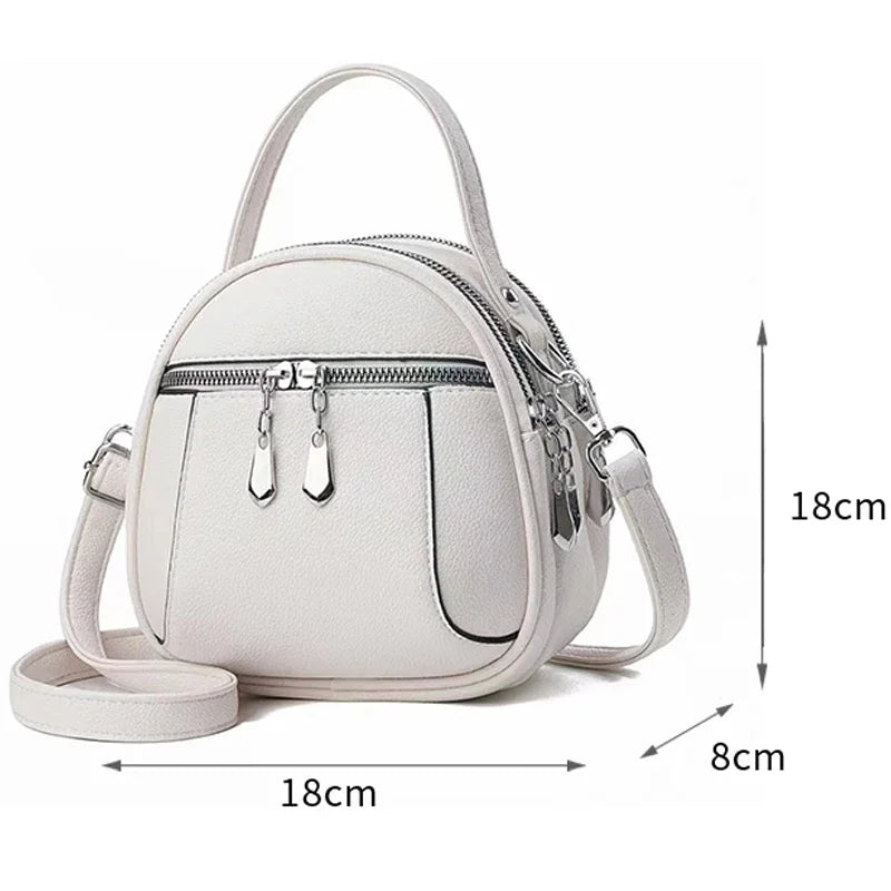 Women's Shoulder Bag High Quality Soft Leather Handbag Fashionable Crossbody Bag