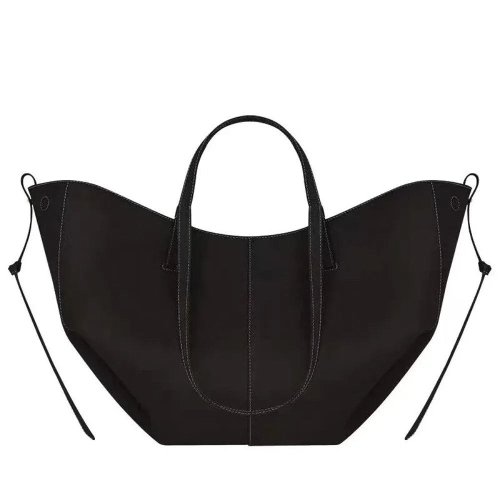 Single-shoulder tote bag genuine leather underarm bag