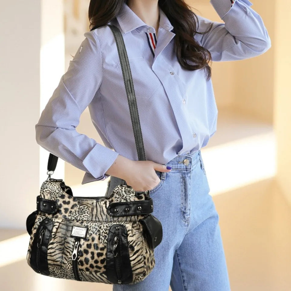 Luxury Handbags For Women Leopard Print Pattern Design Tote