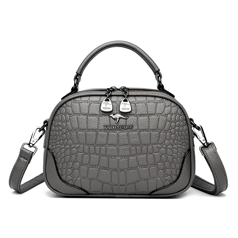 Luxury Brand Shoulder Bag Casual Large Capacity Soft Leather Sac