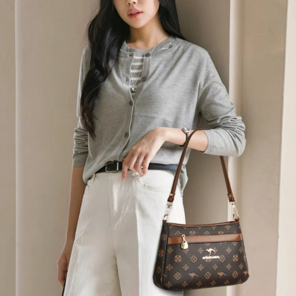 Genuine Quality Soft Pu Leather Shoulder Crossbody Bag Luxury Handbags