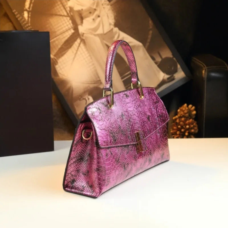 Fashionable elegant high-end shell-shaped women's bag single shoulder messenger bag