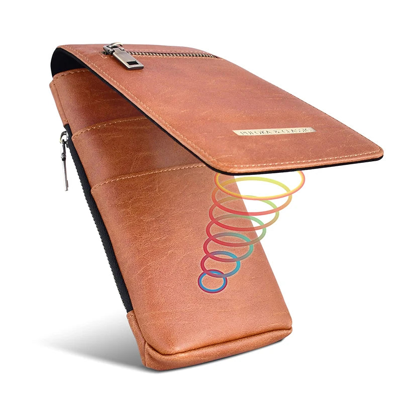 Universal Artificial Leather Mobile Phone Belt Bag