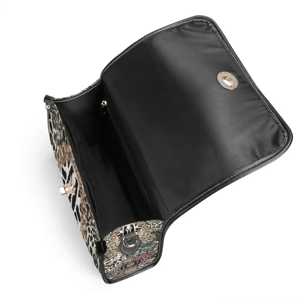 PU Leather Satchel Bag Adjustable Shoulder Strap Convenient Top Handle Bag