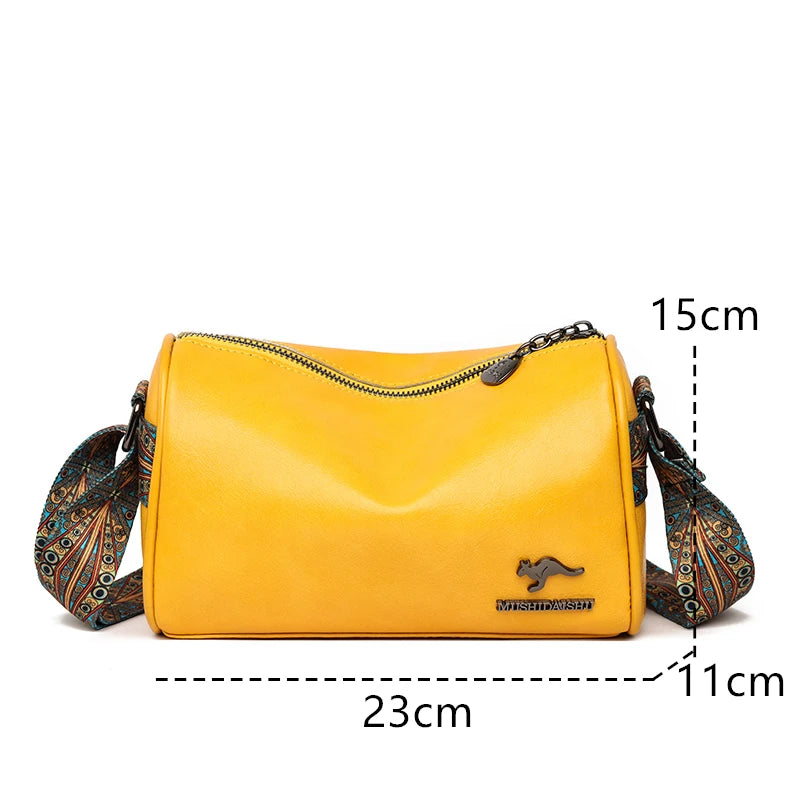 Genuine Leather Handbag Female Messenger Tote Quality Shoulder Bag