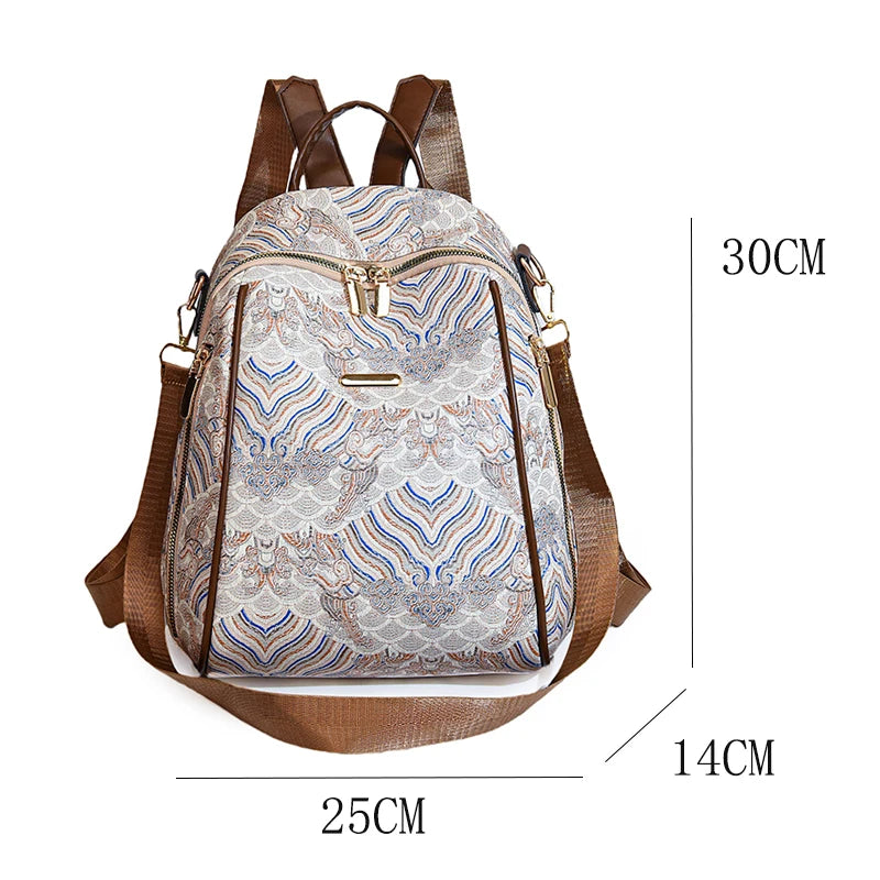Backpack Casual Large-Capacity Versatile Travel Multifunctional Shoulder Bag