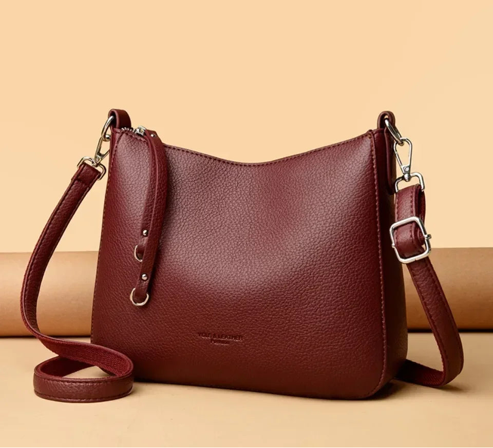 Genuine Leather Shoulder Bag Luxury Design Crossbody Bag
