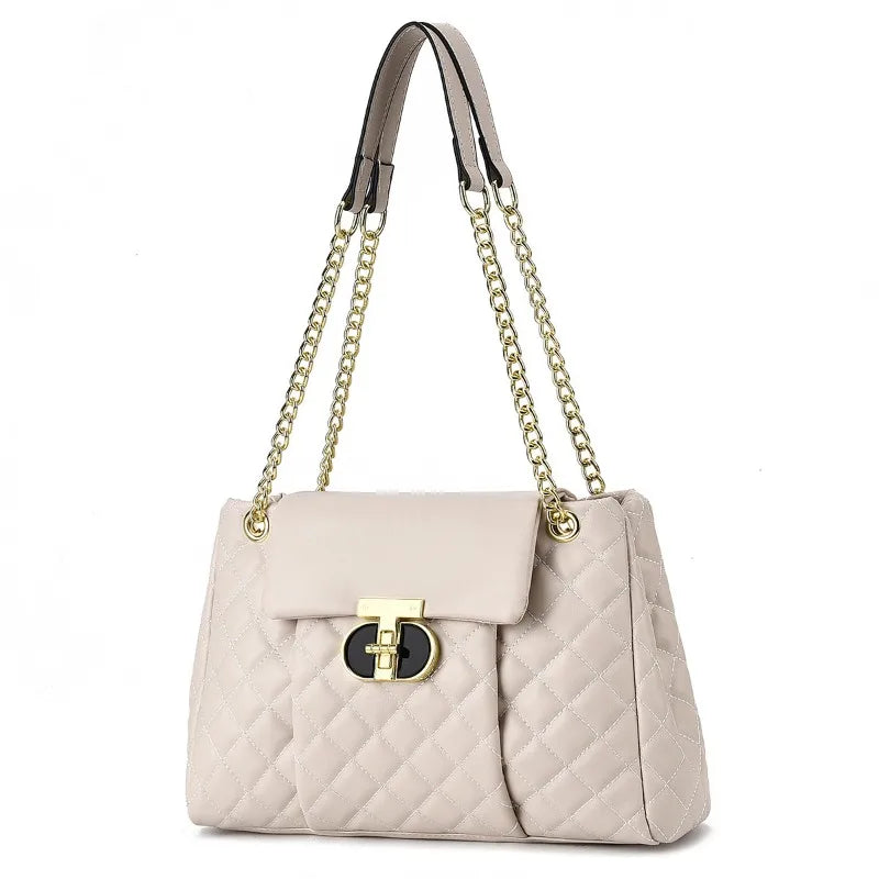Luxury Brand Design Women Fashion Handbag Diamond Grid Pattern Single Shoulder Bag