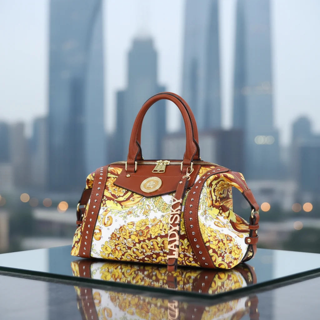 Fashionable Quality Handbag Large Capacity Bag with Metal Letter