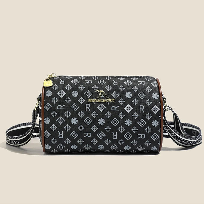 Alphabet Print Shoulder Bag Fashion Retro Pillow Bag High-End Crossbody Bag Trendy