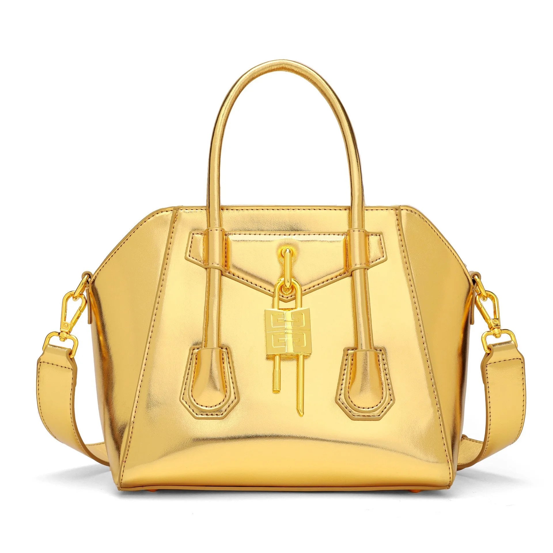 Elegant Solid Color High-End Fashion Luxury Messenger Tote