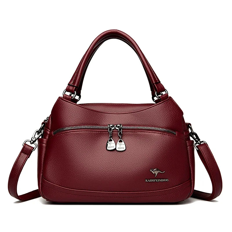 Women's Handbags Trendy Design Leather Shoulder Bags Luxury Style Large Capacity Sac