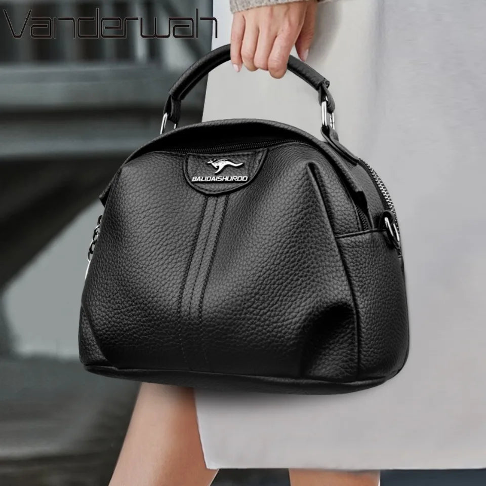 Luxury Handbags Women Bags Soft Leather Shoulder Crossbody Bag Female Handbags