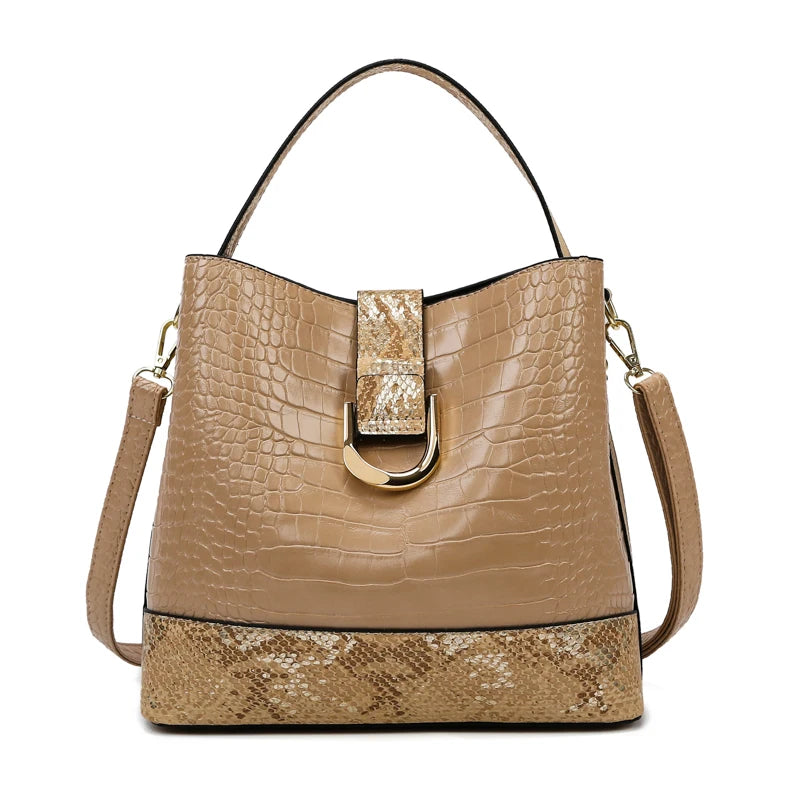 Soft Leather Bags Luxury Design High Quality Crocodile Pattern Bag