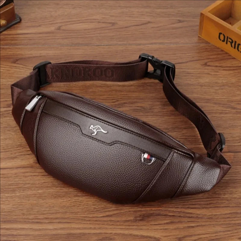 Leather Waist Bag Multifunctional Wallets Phone Bag